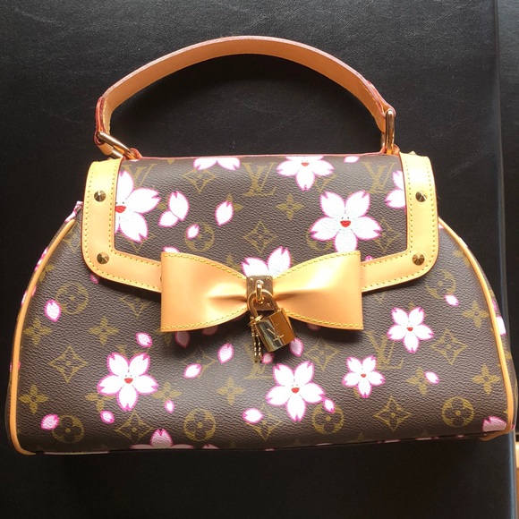 louis vuitton cherry blossom sac retro bag